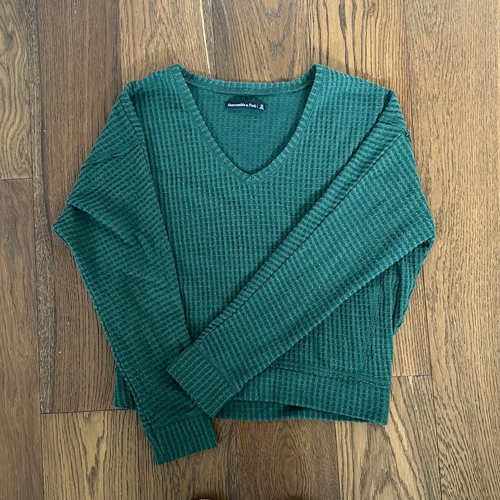 Abercrombie waffle knit sweater